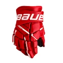 Hokejové rukavice Bauer Supreme M5PRO Red Senior 15 palců