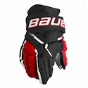 Hokejové rukavice Bauer Supreme Mach Black/Red Senior 14 palců