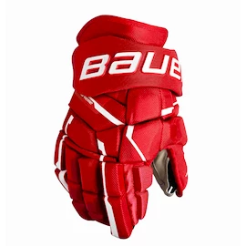 Hokejové rukavice Bauer Supreme MACH Red Intermediate