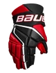 Hokejové rukavice Bauer Vapor 3X Black/Red Intermediate