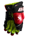 Hokejové rukavice Bauer Vapor 3X Black/Red Junior