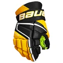 Hokejové rukavice Bauer Vapor 3X - MTO Black/Gold Junior 11 palců