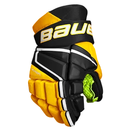 Hokejové rukavice Bauer Vapor 3X - MTO Black/Gold Junior