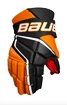 Hokejové rukavice Bauer Vapor 3X - MTO Black/Orange Intermediate