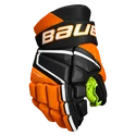 Hokejové rukavice Bauer Vapor 3X - MTO Black/Orange Junior