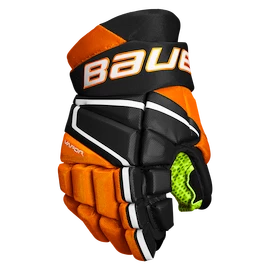 Hokejové rukavice Bauer Vapor 3X - MTO Black/Orange Junior