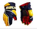 Hokejové rukavice Bauer Vapor 3X - MTO Navy/Gold Intermediate