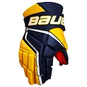 Hokejové rukavice Bauer Vapor 3X - MTO Navy/Gold Senior 14 palců