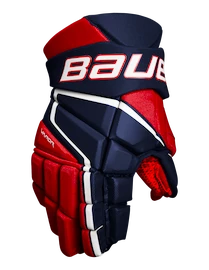 Hokejové rukavice Bauer Vapor 3X Navy/Red/White Senior