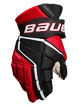 Hokejové rukavice Bauer Vapor 3X PRO black/red Intermediate