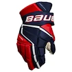 Hokejové rukavice Bauer Vapor 3X PRO Navy/Red/White Intermediate 12 palců