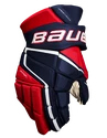 Hokejové rukavice Bauer Vapor 3X PRO Navy/Red/White Intermediate