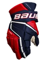 Hokejové rukavice Bauer Vapor 3X PRO Navy/Red/White Senior 15 palců