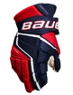 Hokejové rukavice Bauer Vapor 3X PRO Navy/Red/White Senior