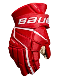 Hokejové rukavice Bauer Vapor 3X PRO red Intermediate