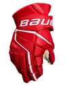 Hokejové rukavice Bauer Vapor 3X PRO Red Senior