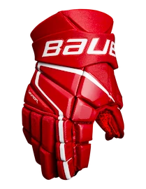 Hokejové rukavice Bauer Vapor 3X Red Intermediate