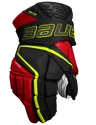 Hokejové rukavice Bauer Vapor Hyperlite Black/Red/Green Senior