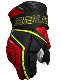 Hokejové rukavice Bauer Vapor Hyperlite Black/Red/Green Senior