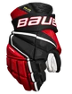 Hokejové rukavice Bauer Vapor Hyperlite Black/Red Junior