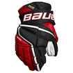 Hokejové rukavice Bauer Vapor Hyperlite Black/Red Senior 15 palců