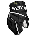 Hokejové rukavice Bauer Vapor Hyperlite Black/White Junior 10 palců