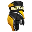 Hokejové rukavice Bauer Vapor Hyperlite - MTO black/gold Intermediate 12 palců