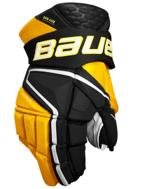 Hokejové rukavice Bauer Vapor Hyperlite - MTO black/gold Intermediate