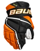 Hokejové rukavice Bauer Vapor Hyperlite - MTO Black/Orange Junior