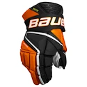 Hokejové rukavice Bauer Vapor Hyperlite - MTO Black/Orange Senior 15 palců