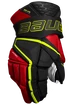 Hokejové rukavice Bauer Vapor Hyperlite - MTO black/red/green Intermediate