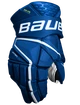 Hokejové rukavice Bauer Vapor Hyperlite - MTO blue Intermediate