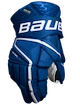 Hokejové rukavice Bauer Vapor Hyperlite - MTO Blue Junior