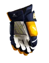 Hokejové rukavice Bauer Vapor Hyperlite - MTO Navy/Gold Senior