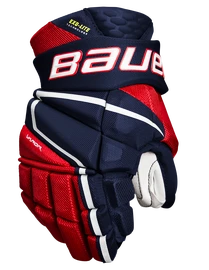Hokejové rukavice Bauer Vapor Hyperlite Navy/Red/White Junior