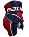 Hokejové rukavice Bauer Vapor Hyperlite Navy/Red/White Senior