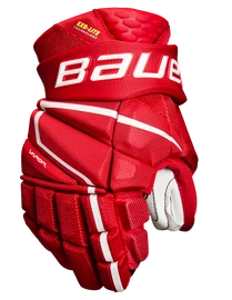 Hokejové rukavice Bauer Vapor Hyperlite Red Junior