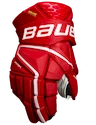 Hokejové rukavice Bauer Vapor Hyperlite Red Senior