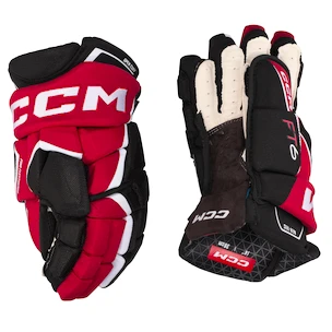 Hokejové rukavice CCM JetSpeed FT6 Black/Red/White Junior