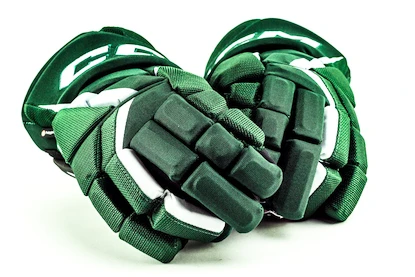 Hokejové rukavice CCM JetSpeed FT6 Dark Green/White Junior 11 palců