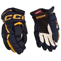 Hokejové rukavice CCM JetSpeed FT6 Navy/Sunflower Junior 10 palců