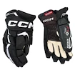 Hokejové rukavice CCM JetSpeed FT6 Pro Black/White Senior 13 palců