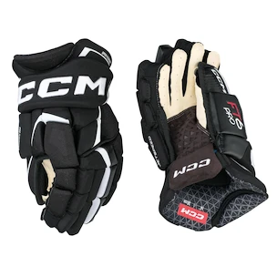 Hokejové rukavice CCM JetSpeed FT6 Pro Black/White Senior 13 palců