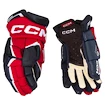 Hokejové rukavice CCM JetSpeed FT6 Pro Navy/Red/White Junior 12 palců