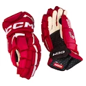 Hokejové rukavice CCM JetSpeed FT6 Pro Red/White Senior