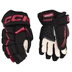 Hokejové rukavice CCM JetSpeed FT680 Black/Red Junior 12 palců