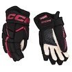 Hokejové rukavice CCM JetSpeed FT680 Black/Red Senior 15 palců