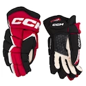 Hokejové rukavice CCM JetSpeed FT680 Black/Red/White Senior 15 palců