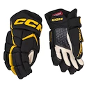 Hokejové rukavice CCM JetSpeed FT680 Black/Sunflower Senior 15 palců