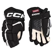 Hokejové rukavice CCM JetSpeed FT680 Black/White Junior